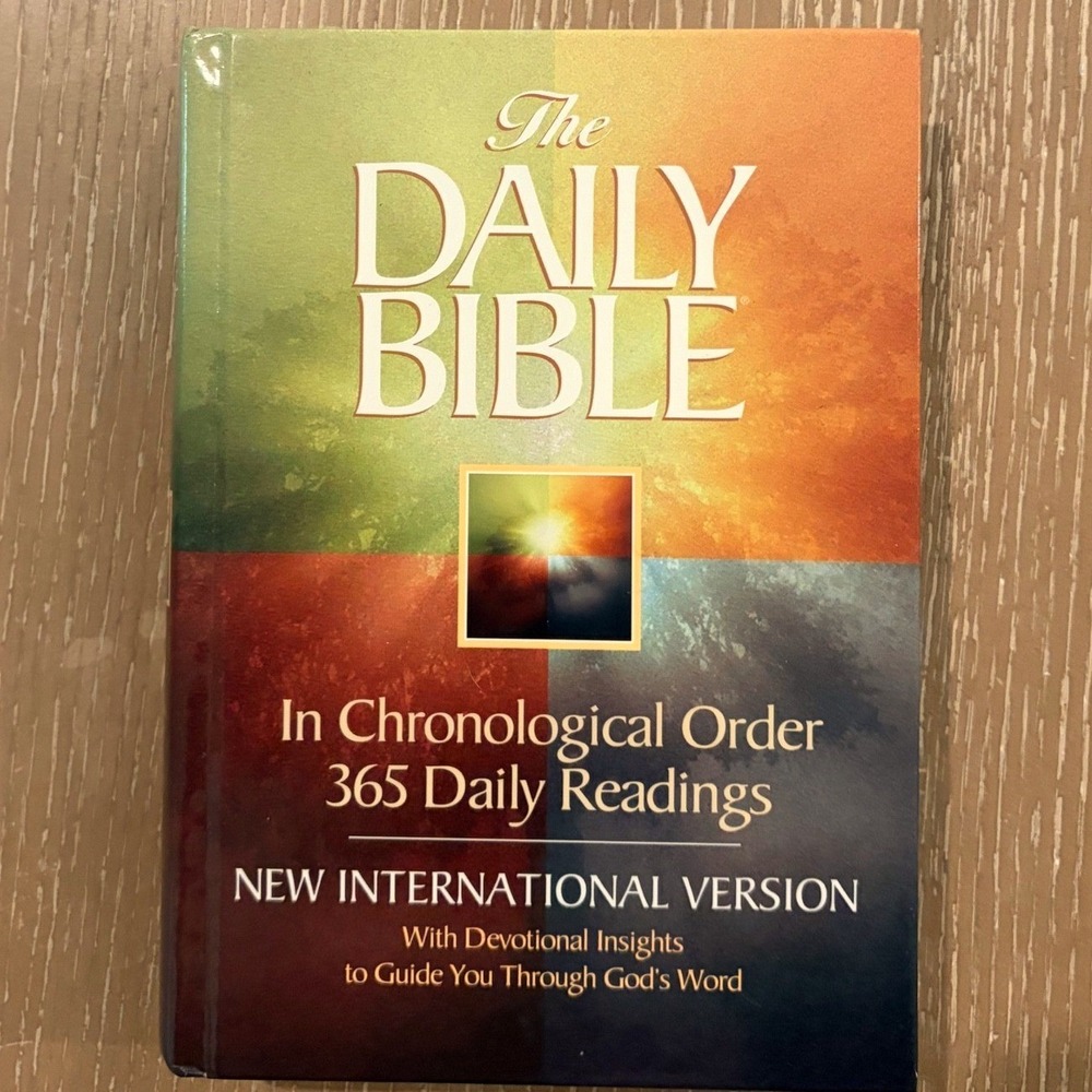The Daily Bible In Chronological Order 365 Daily Readings NIV F LaGard Smith HC